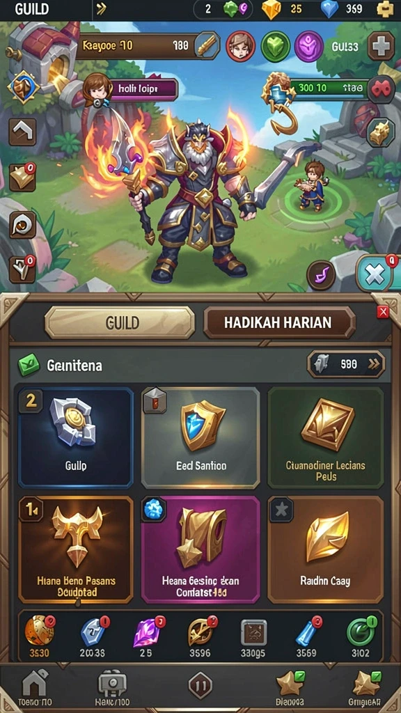 Tampilan utama aplikasi 666J yang menarik.