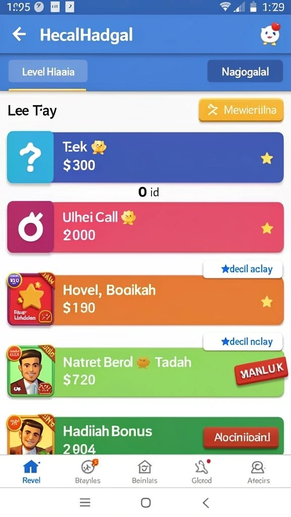 Pengaturan grafis yang memukau dalam permainan.