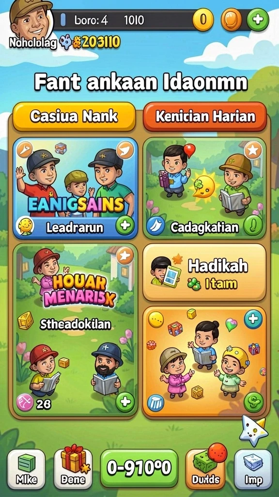 Tampilan antarmuka yang modern dan menarik.