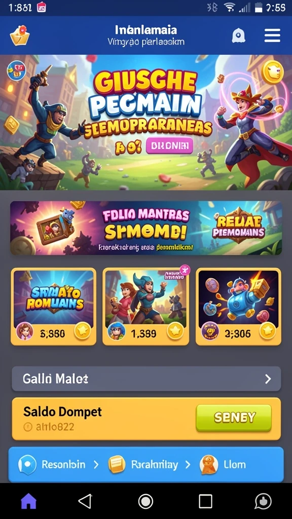 Tampilan antarmuka yang ramah pengguna dari BIGWIN.