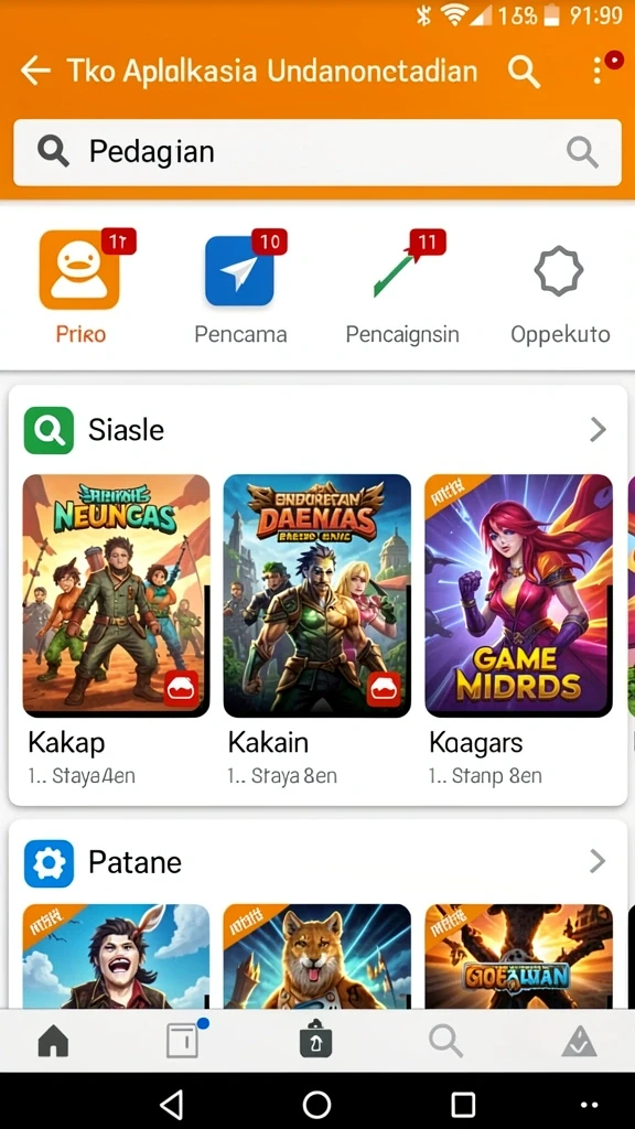 Karakter unik dengan kemampuan spesial mereka.