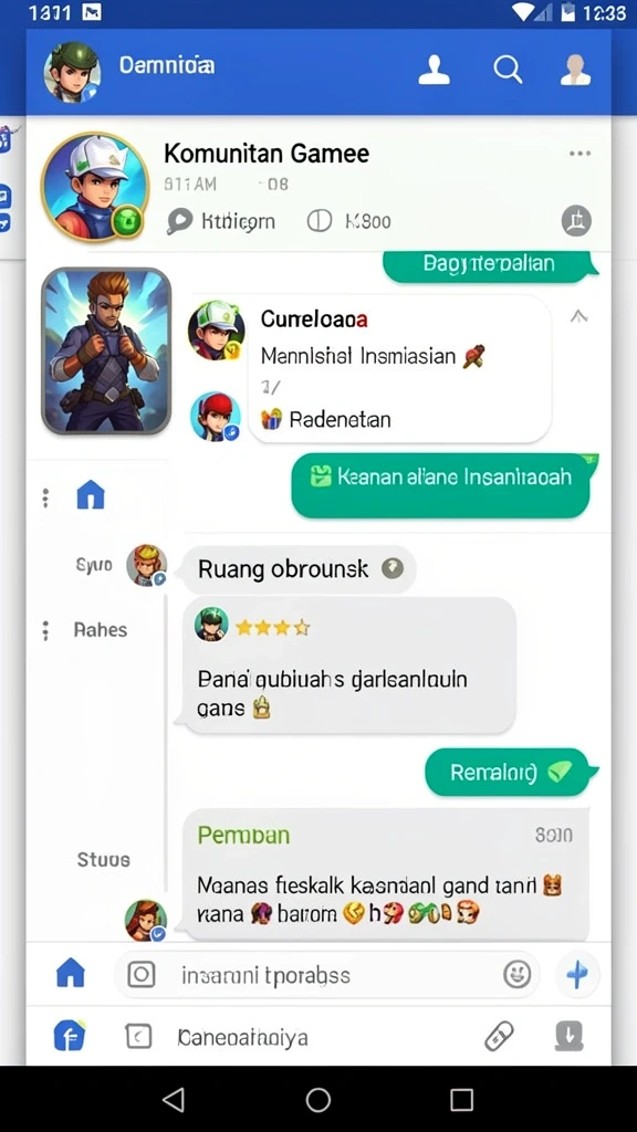 Tampilan antarmuka yang user-friendly.