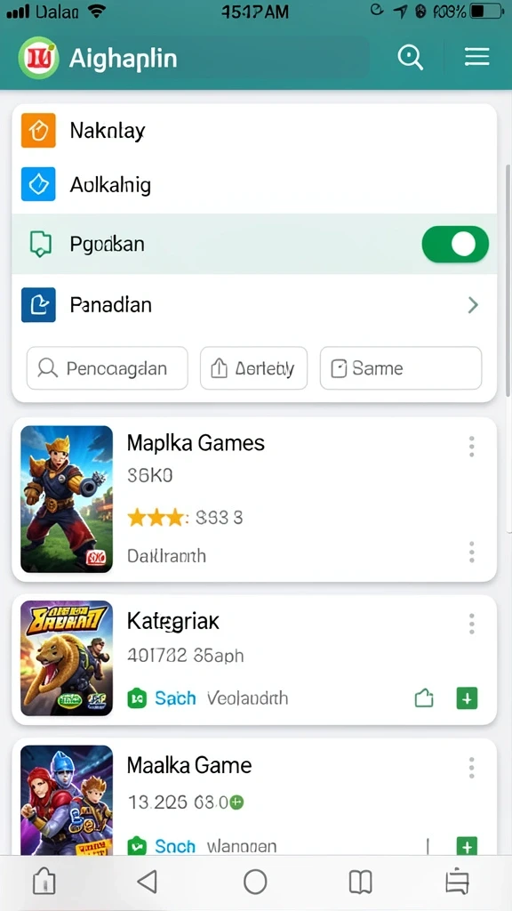 Tampilan antarmuka DEWATOGEL yang modern dan menarik.