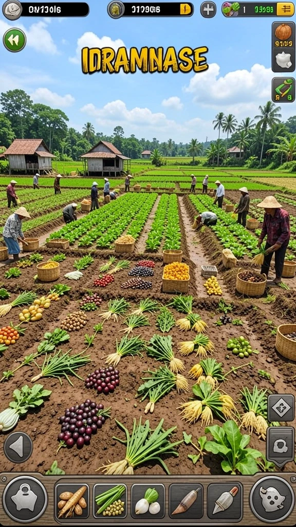 Tangkapan layar menunjukkan grafis berwarna cerah dan detail yang menakjubkan.