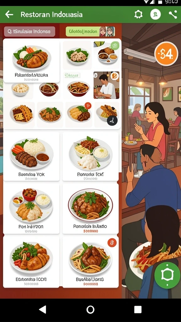 Tampilan antarmuka yang bersih dan sederhana.