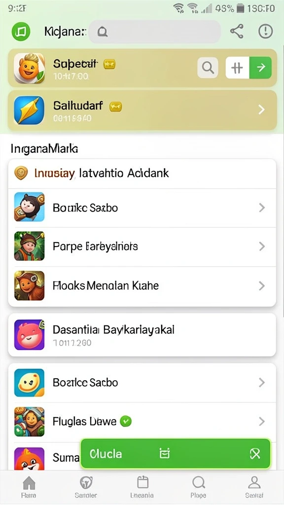 Tampilan antarmuka utama HARAPAN777 yang menarik.