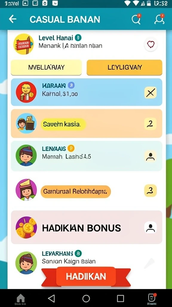 Misi kolaboratif yang menambah keseruan bermain.
