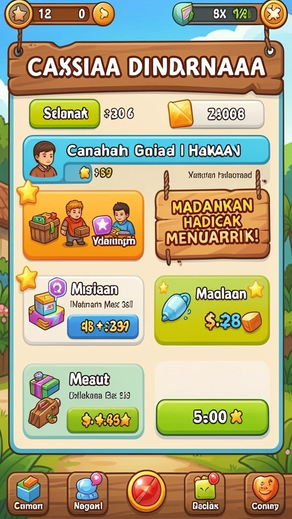 Tampilan antarmuka yang ramah pengguna dan menarik.