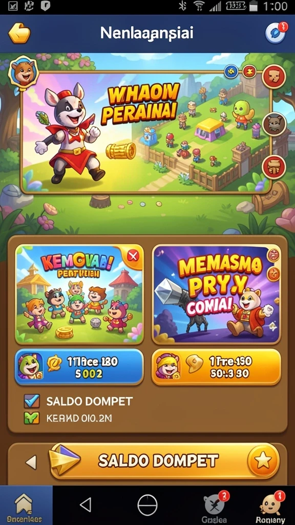 Tampilan antarmuka yang intuitif dan mudah digunakan.