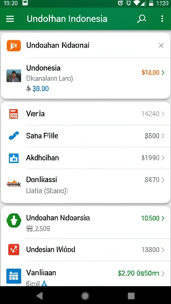 Menu utama dengan berbagai pilihan game dan tantangan.