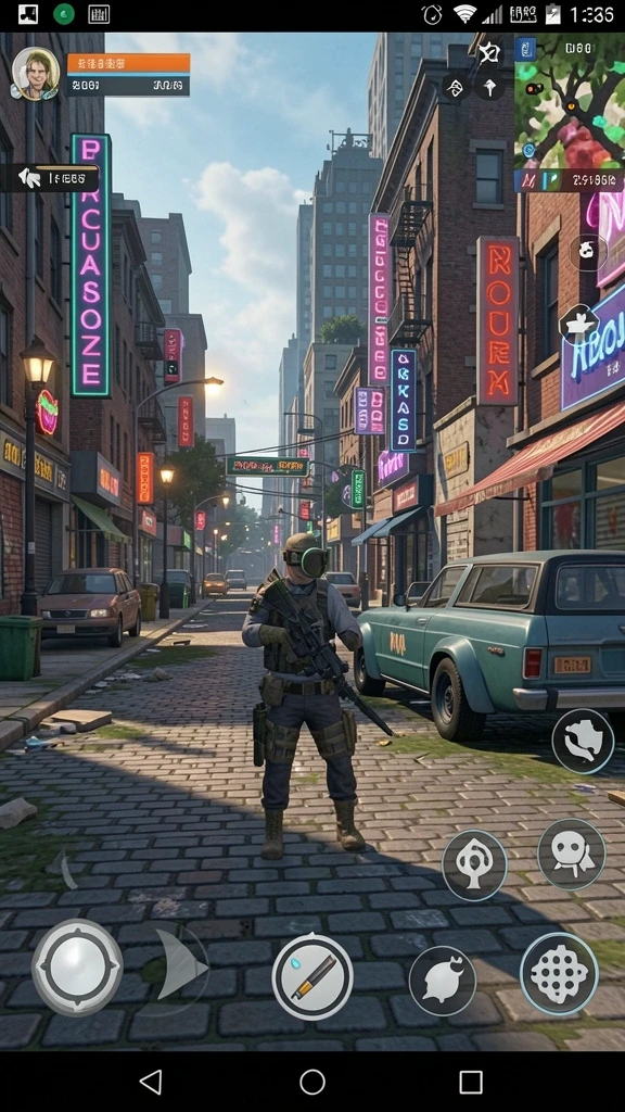 Mode multiplayer yang memungkinkan bermain dengan teman.