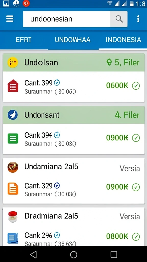 Tampilan menu utama MEGAPETIR yang menarik dan mudah digunakan.