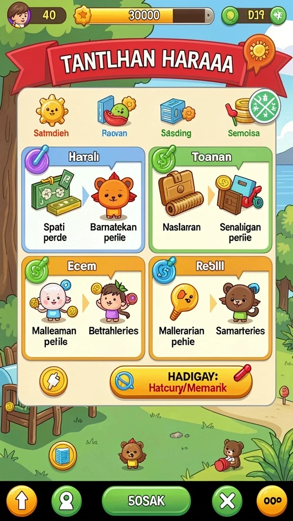 Gameplay seru di level menengah yang menguji keterampilan Anda.