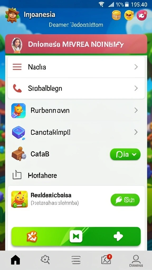 Karakter dengan desain kreatif dan menarik.
