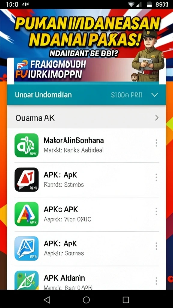 Tampilan awal aplikasi OKWIN yang menarik dan user-friendly.