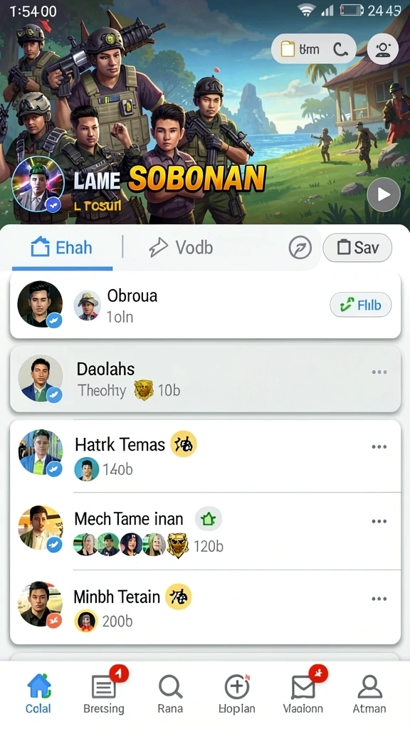 Berbagai karakter menarik untuk dipilih dan dimainkan.