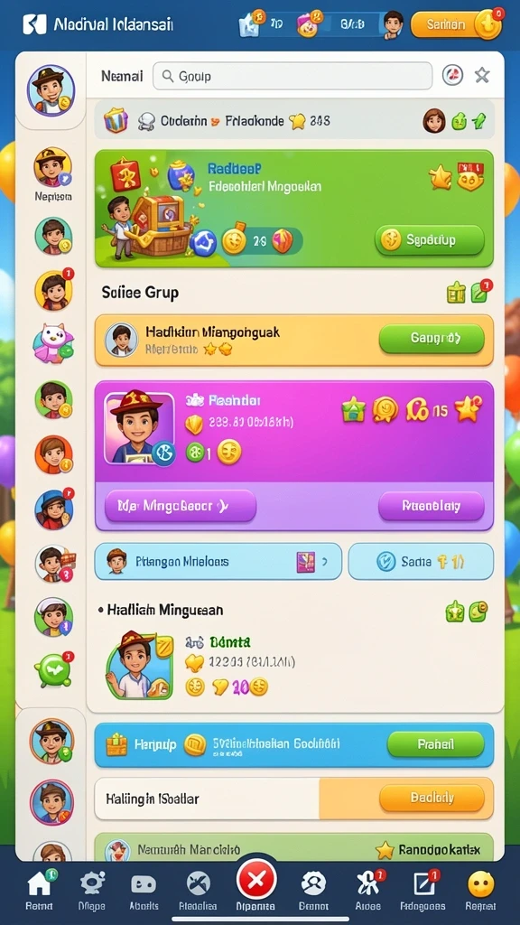 Fitur game interaktif untuk mendapatkan diskon.
