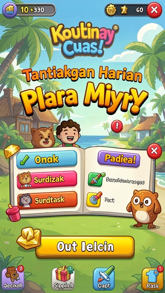 Screenshot dari mode multiplayer saat bermain bersama teman-teman.