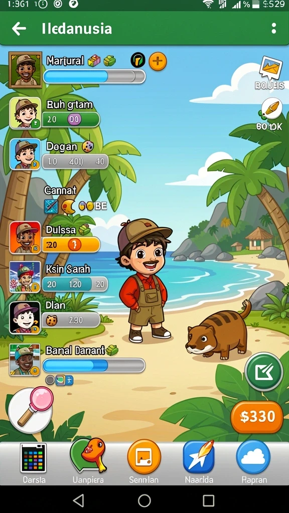 Berbagai karakter unik untuk diunlock dan dimainkan.