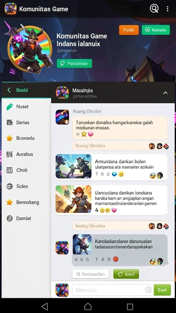 Tampilan grafis yang mengagumkan dan menarik.