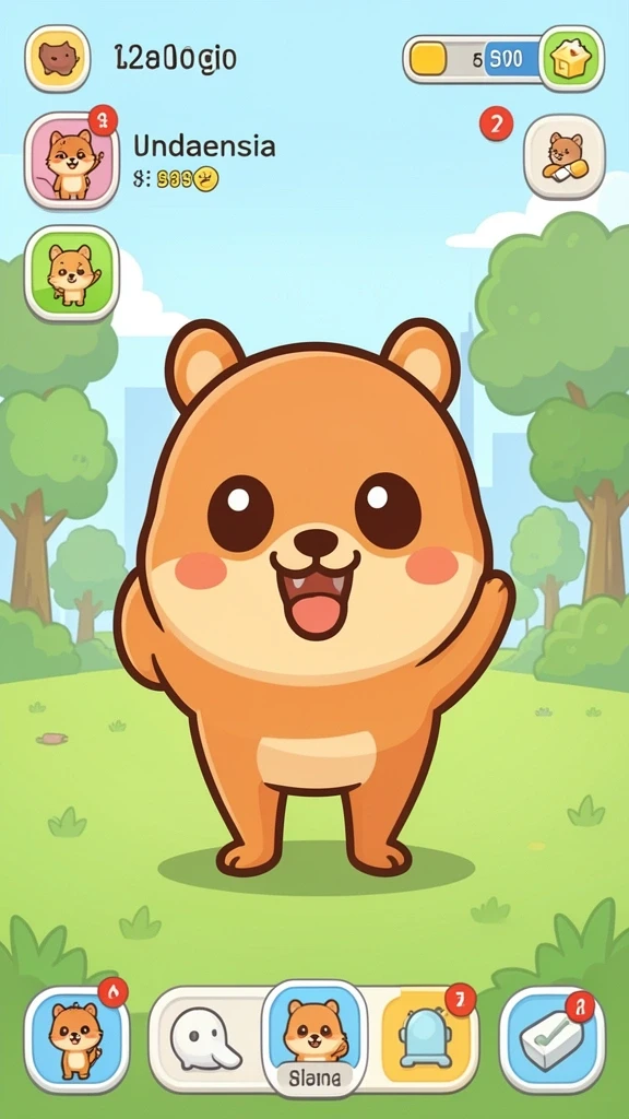 Tampilan menarik dari antarmuka SPINLUCKY.