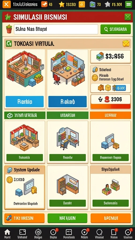 Beragam permainan menarik untuk dimainkan.