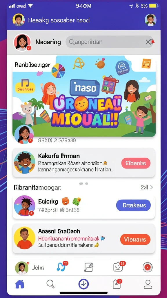 Karakter utama dalam aksi seru melawan musuh.