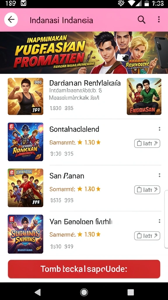 Karakter unik dengan desain yang menarik.